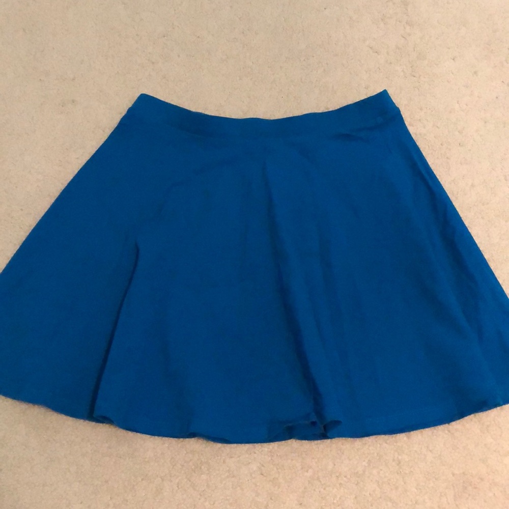 Blue Skater Skirt